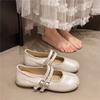 2025 New French Retro Mary Jane Shoes for Women's Summer Wear Niche Design Sense with Single Shoes for Women's Wear