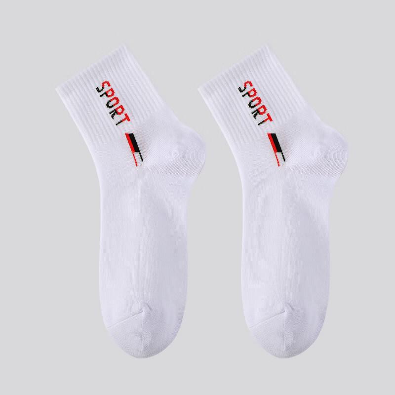 LangSha Men s Odor-Resistant Cotton Sports Socks (3-Pack)