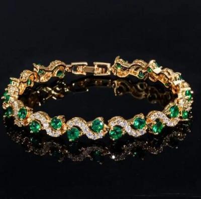 Sprankelende strass kettingarmband voor dames meisjes elegante modefeest bruiloft verlovingsbruidssieraden jubileumcadeau