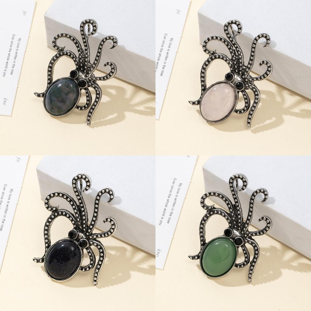 Shell Octopus Brooch Pendant For Diy Jewelry Making And Gift Crafts