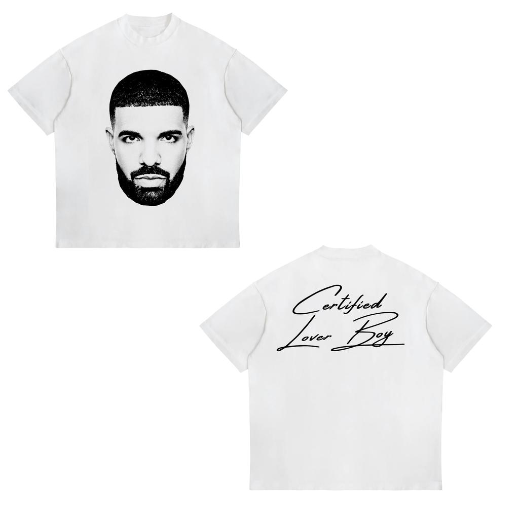 Rapper Drake Certified Lover Boy Album Print Graphic TShirt Unisex Hip Hop Women Tshirt Unisexs Cotton Oversized Tshirts