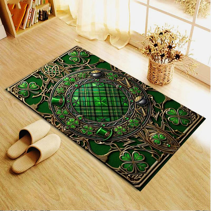 2025 New St.Patrick's Day Carpet Rug for Living Room Bedroom Home Sofa Decoration,Kids play Non-slip Floor Mat75