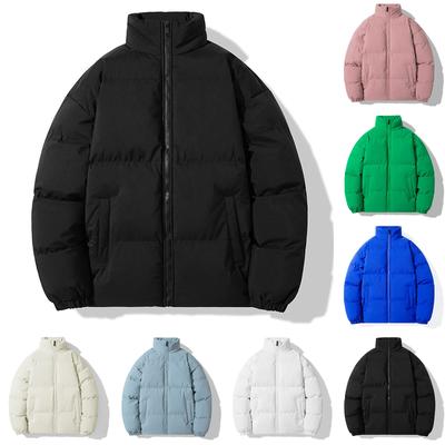 Men's Down Jacket Warm Cotton Clothing Loose Coat Bread Suit  Thickening Warm Coat