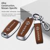 Car Zinc Alloy Key Case Key Bag Car Metal Key Shell For Nissan X-Trail Tiida Teana Juke Leaf Micra Almera Qashqai Sentra Serena