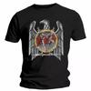 Official Slayer T Shirt Silver Eagle Black Classic Rock Metal Band Tee Unisex