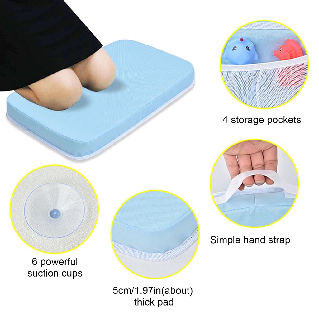 Buy Bath Kneeler and Elbow Rest Pad Set Kneeling Mat with 4 Pockets at