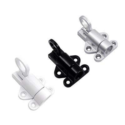 Aluminum Alloy Automatic Spring Bolt Door Latch - Security Pull Ring Lock for Windows, Gates & Doors (XD Series)