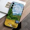 V-Van G-Gogh S-Starry Sunflowers Phone Case For Samsung Galaxy A73,A72,A71,A70,A53,A52,A51,Others Soft Black Cover
