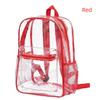 Klarer Wasserdichter Rucksack 1 Stück PVC Transparente Tasche Stadionzugelassen für Baseballspiele Arbeit Konzerte