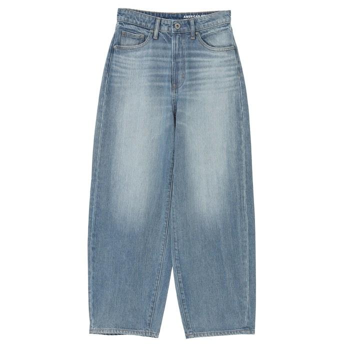 [American Holic] Jeans Curve Denim Women s Light Indigo