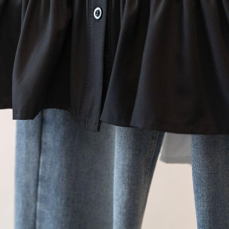 Summer Plus Size Elastic Waist Office Lady Shirt and Blouse Short Sleeve Solid Top Women Clothing V-neck