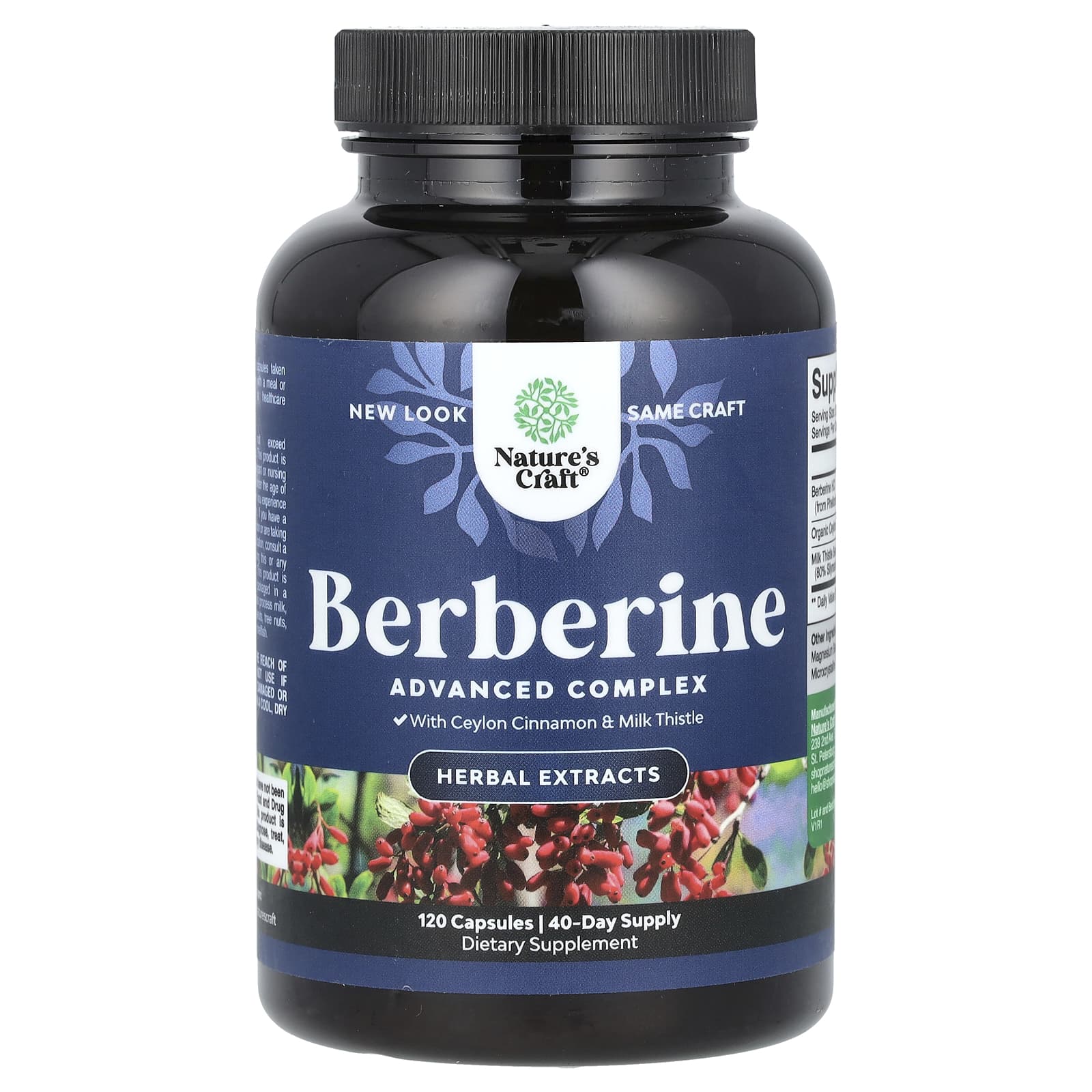 

Nature S Craft, Berberine, 120 Capsules