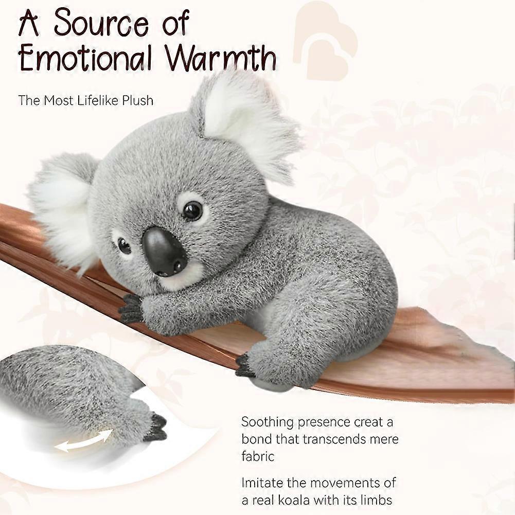 Koaly - La Guarigione Emotiva Koaly su Richiesta, Peluche Koaly per Supporto Emotivo, Imita i Movimenti Naturali per un Comfort Realistico, Bambola Morbida da Coccolare