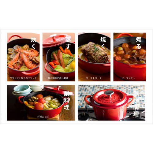 GoodPlus+ Cast Pot, 20cm, Red, Cast Iron Enamel Pot with Waterless Cooking, Steam Circulation, Enameled Exterior and Special Matte Enameled Interior,
