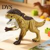 Unique Desk Display Pieces Shark Head Dinosaur Figurine, Realistic Resin Model, 7.48 Inch Fantasy Models Jurassic Creature Statue, Desktop Collectible
