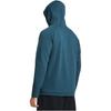 Under Armour Double Knit Zip Comfort Hooded Long Sleeve Jacket Men Jacket Mineral-Blue 1379659-414