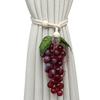 Halloween Pumpkin Curtain Tieback Farmhouse Adjustable Strap Fruit Vegetable Decorative Drape Window Curtain Holder Holdbacks Curtain Accessories