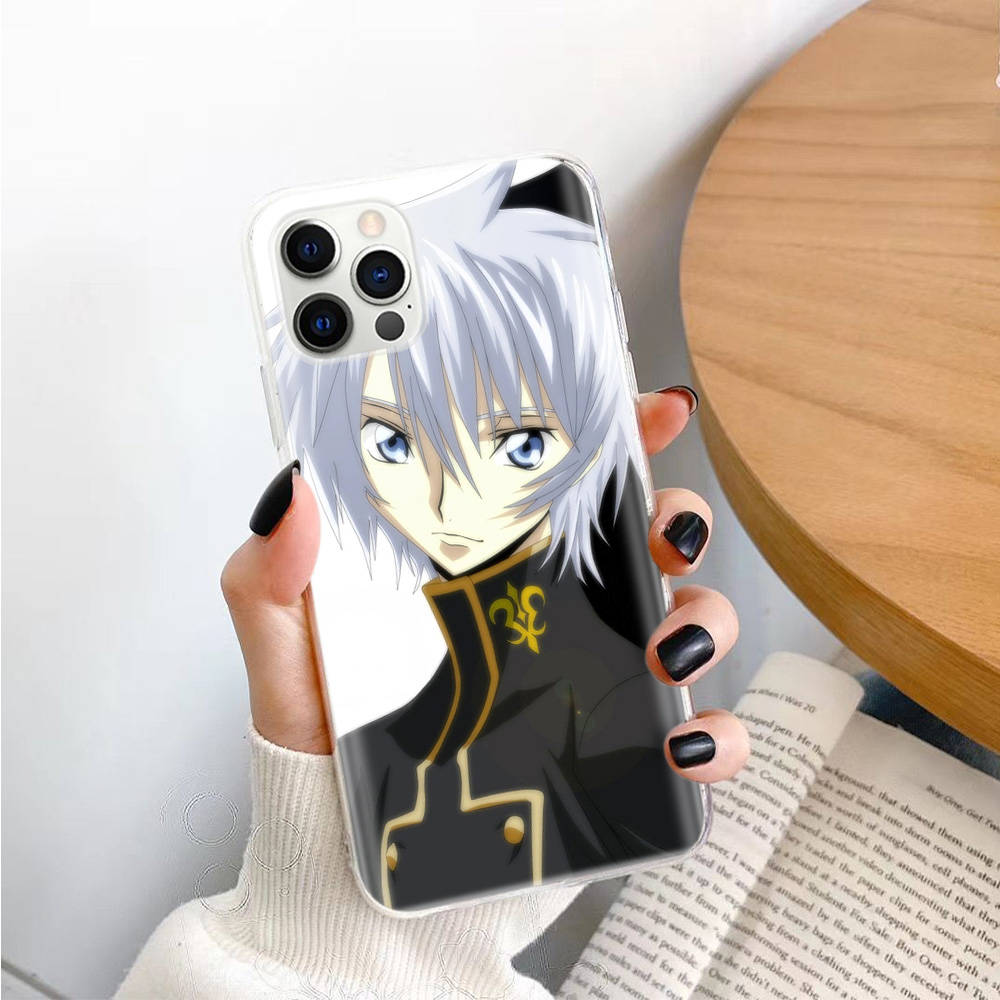 Code Geass TPU Case for iPhone XR 7 8 14 15 11 12 13 X XS Pro Max Xiaomi Redmi 13C Note 9 Samsung A22 S23 S24 Ultra Plus VIVO