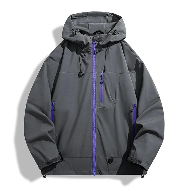 Unisex Wasserdichte Windjacke Outdoor Sport Winddicht Einlagige Jacke Herren Damen Wandern Klettern Trekking Regenmantel