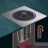 Removable Stainless Steel Floor Drain Fast Drainage Backflow Preventer Valve  Hair Strainer