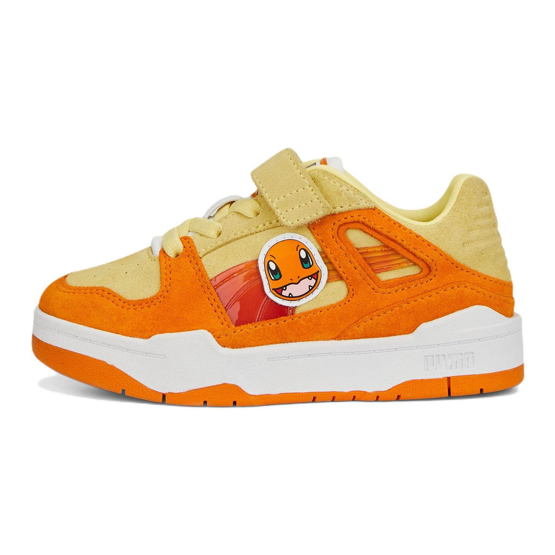 

Pokémon x Puma Slipstream Lo Детские Кроссоссовки с Шармом Charmander Детские Оранжевый Темно-Чеддер Бледно-Лимонный 387810-01 34