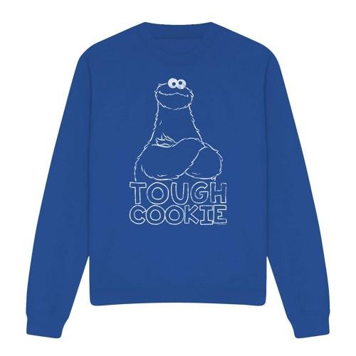 Sesame Street Unisex Adult Tough Cookie Monster Sweatshirt