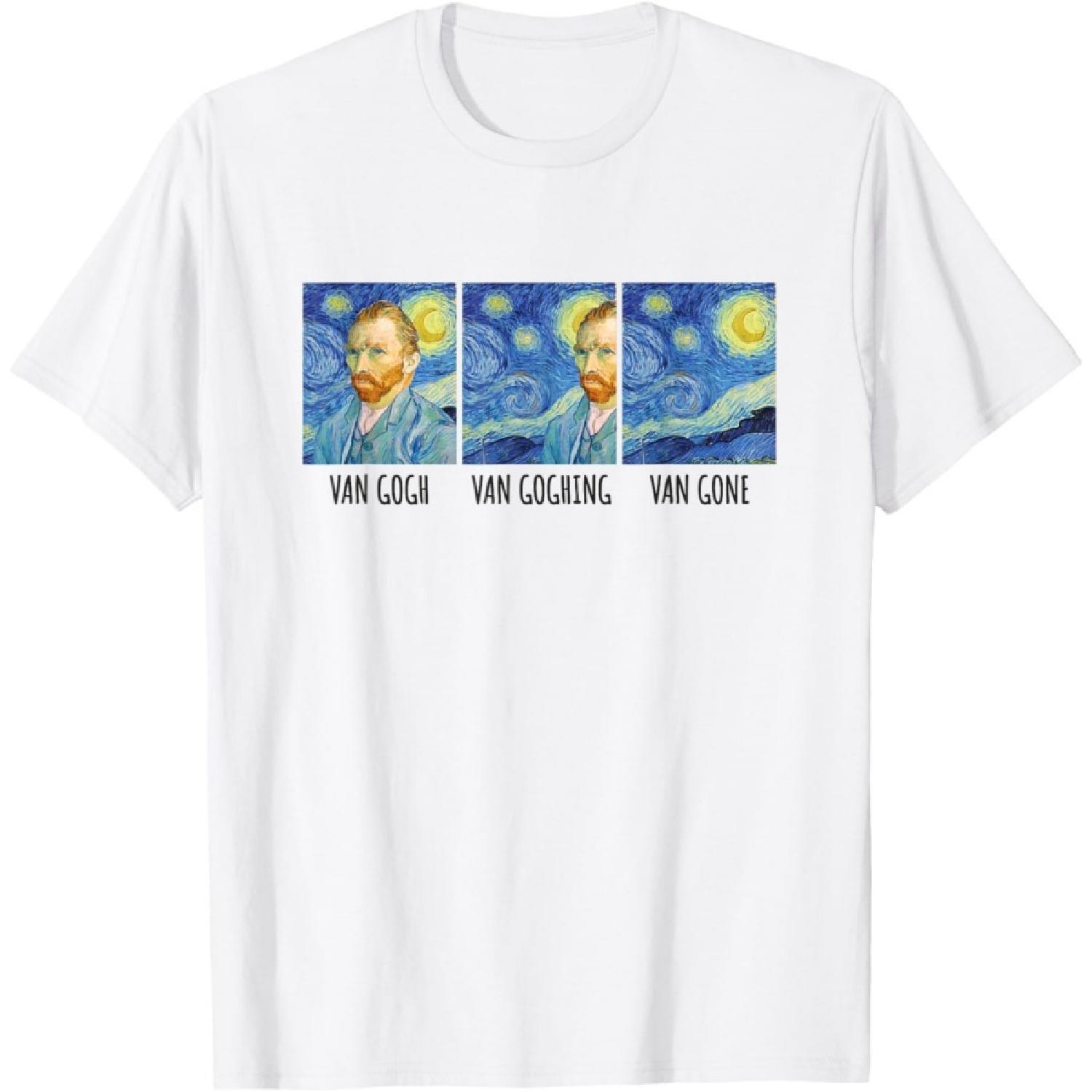 Smieklīgs Van Gogs Van Gogojot Van