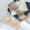 New Seamless Bra for Women, Breathable and Comfortable, Gathering Thick Small Bust Student Party Bra