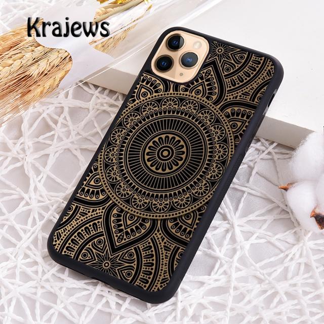 Floral Paisley Flower Mandala For iPhone 17 Air 16 Phone Case Cover 15 14 plus 12 13 pro max coque