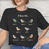Unisex Unisex Funny Bird Meme I Love Tits T Shirt Cotton Graphic Printed TShirt Top Clothing