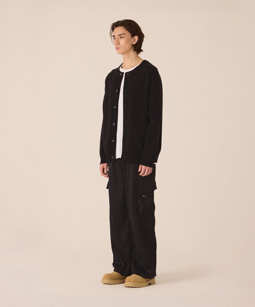 Cutz Round Neck Button Cardigan - 2 Colors