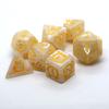 7-piece Dragon Pattern DND Dice Set, Multi Sided D4 D6 D8 D10 D12 D20 Dices Ideal Gift for Desktop Games, Birthdays, and Festiva