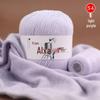 Hand-Knitted Medium-Thick Pure Cashmere Yarn Ball for DIY Projects - Perfect for Scarves and Gifts