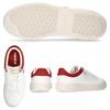 Admiral CAMBRIDGE AD828 Sneakers, Unisex, White/Red, Size 24.0cm