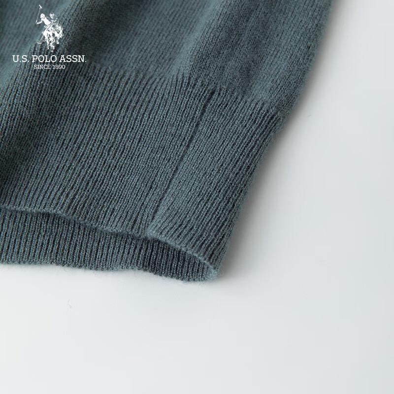 U.S. Polo Assn. Herren Business Casual Strickweste aus reiner Wolle