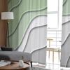 Sage Green Gray Gradient Sheer Window Curtain Tulle Curtains for Livingroom Bedroom Hotel Home Decor Voile Drapes