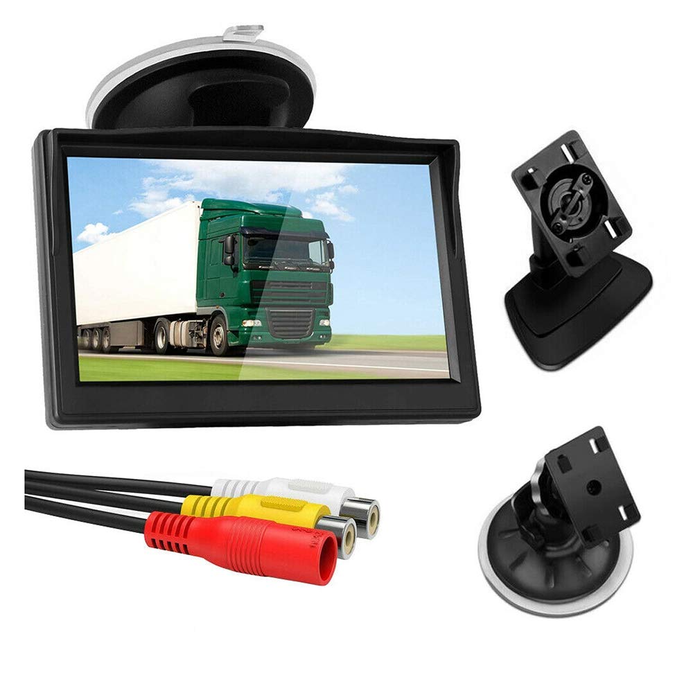 

Indoors 5 800X480 TFT LCD HD Screen Monitor with Dual Mounting Brackets for Car Backup Camera/Rear View/DVD/Media Player чёрный