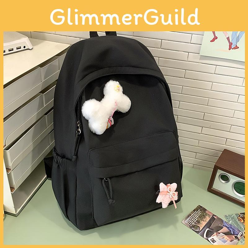 Backpack Designed Minimally With Solid Color Design For Travel And School Use