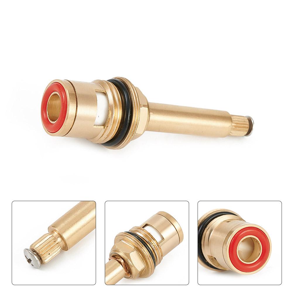 Shower Bath Taps Valve Cartridge Quarter Turn Flow Long Tall Stem Insert 20 1/2" Bathroom Fixture Faucet Replacement Parts