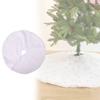 Christmas Decorations Plush Tree Skirt Pure White Tree Bottom Festive Accessorie