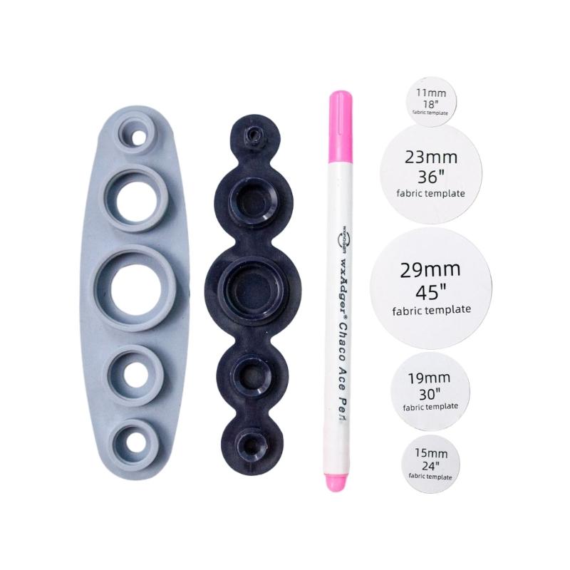 

Universal Self Cover Button Making Press Tool For Button Sizes 11 15 19 23 29mm Sew Craft 1