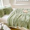 Winter Thickened Double-sided Plush Blanket Bedroom Cover Blanket Premium Rabbit Plush Bedding Nap Blanket Sofa Towel