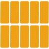 SANJAOYEE Reflective Sticker Bicycle Reflector 3cm 8cm Orange 10 Pieces
