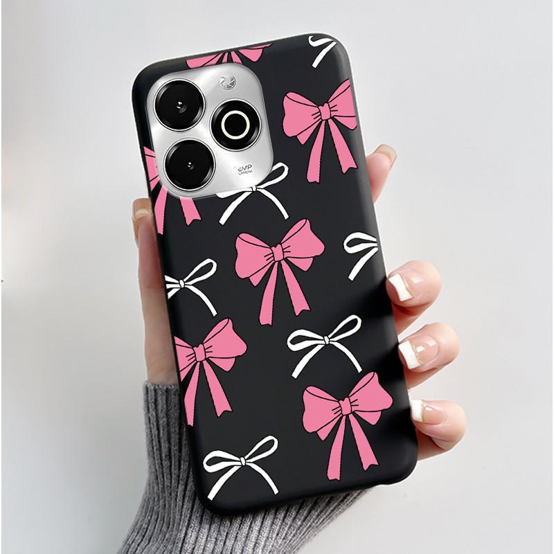 Phone Case For Umidigi G100X / G9X Case Luxury Cute Love Heart Rabbit Cartoon Funny Cover Black Soft Silicone Protective Casing