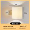Nordic Solid Wood Wall Lamp - Modern Bedroom, Living Room, Hallway, Staircase, Balcony, Corridor Light Fixture.