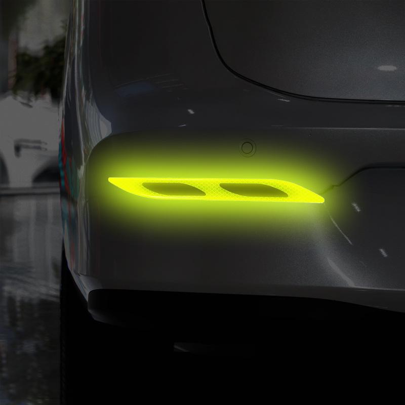 Reflexní gumové lišty proti kolizi a poškrábání pro auto