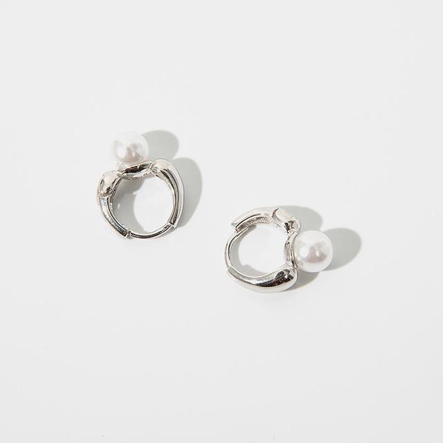 VENTFILLE Stříbrná zlatá barva Perlové náušnice pro ženy Dívka Dárek Svatební Párty Spona Šperky Dropshipping Velkoobchod