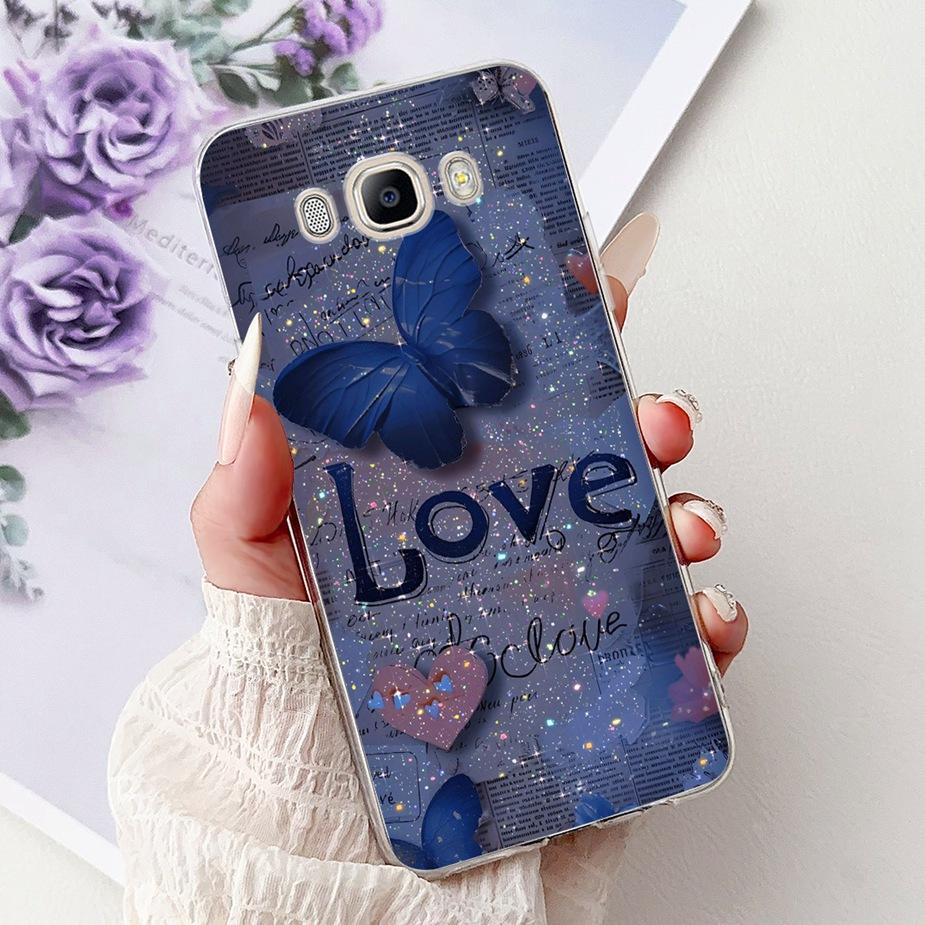 For Samsung Galaxy J5 2016 Case SM-J510F New Luxury Painted Cover Soft Silicone Phone Case For Samsung J3 J5 J7 2016 Fundas Capa