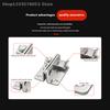 1x Sliding Door Lock Bolts Anti-theft Catch Lock Sliding Bolts Lock Padlock Clasp Gate Safety Lock Home Stainless Steel Hardware