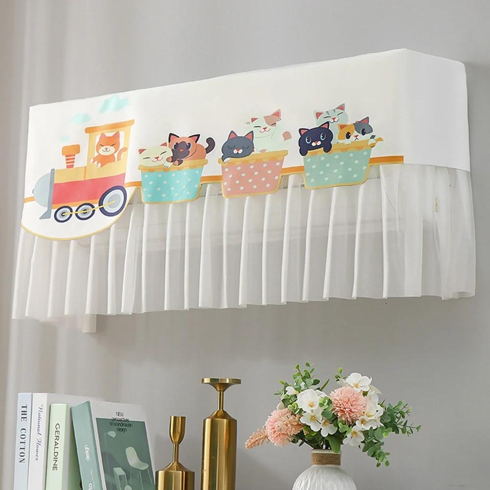 Air Conditioner Cover Home Decor Protective Case Waterproof Hanging Air Conditioning Home Fabric Indoor Dust Covers